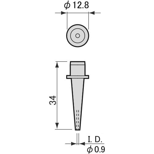 Resin nozzle for DV