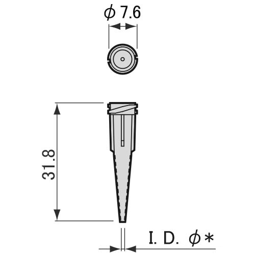 Taper nozzle